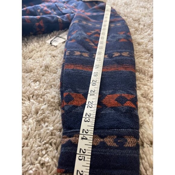 Billabong Fleece Lined Aztec Geometric Collared Jacket Pockets SZ S NEW - Picture 8 of 14